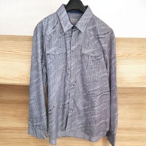 English Laundry John Lennon Blue Casual Button Down Shirt Size XXL
